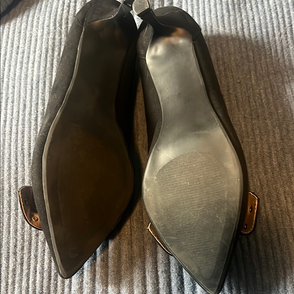 Betsey Johnson Black Embellished Women's Shoes - Picture 4 of 7